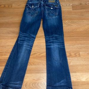 miss me denim brand size boot cut size 27